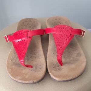 Red Tropaz Vionic Sandals size 9 wide